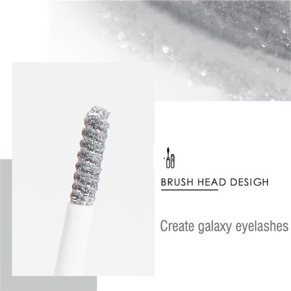 diamond glitter mascara quick dry water drop makeup long lasting waterproof curling thick shiny eyelash mascara 3