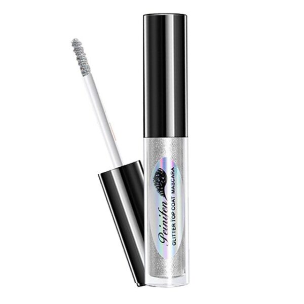 Mascara con brillantini a diamante, trucco a goccia d'acqua ad asciugatura rapida, a lunga durata, impermeabile, arricciacapelli spessi e lucenti