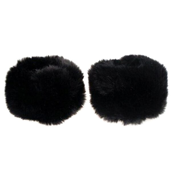 Jozi 1 ya Wanawake Mitindo ya Majira ya baridi, Fur Faux Elastic Wrist Kofi Kwenye Cuffs Ladies Solid Color 3.jpg 640x640 3