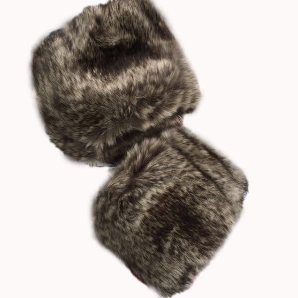 1 paar Damesmode Winter Warm Faux Fur Elastische pols klap op manchetten Dames effen kleur 5.jpg 640x640 5