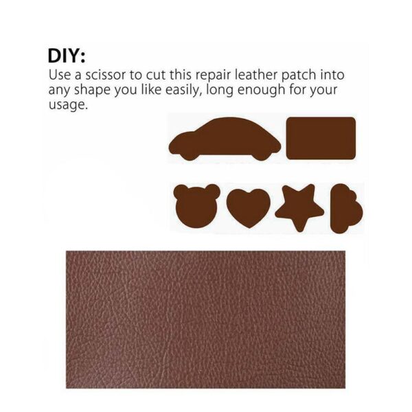 10 20cm Leather Tape Self Adhesive Stick on Sofa Handbags Suitcases Car Seats Repairing Leather Repairing 3