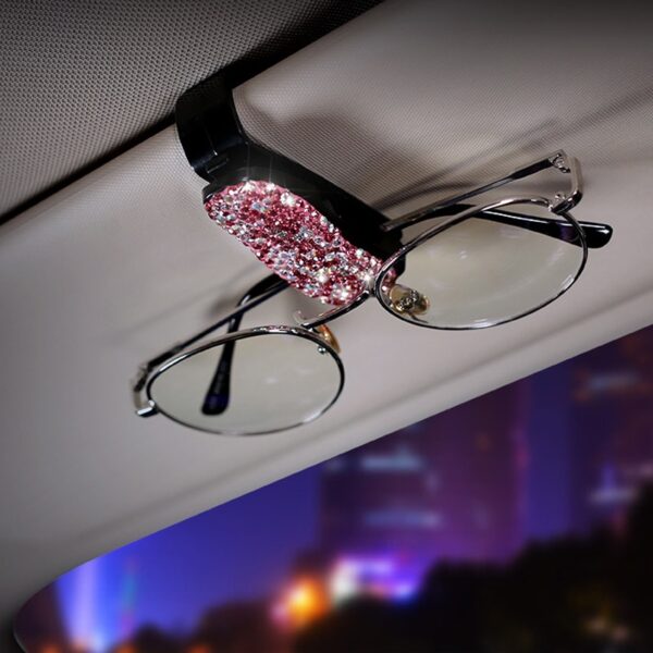1X Car Vehicle Sun Visor Sunglasses Eyeglasses Glasses Holder ABS Clip Credit Card Package ID Storage