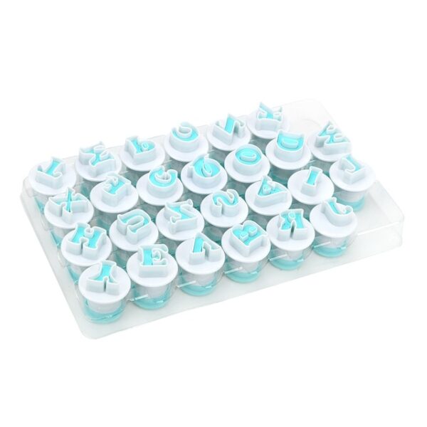 26 pcs set Capital Letters Fondant Cake Mold Cookie Mould 10 Plastic Plunger Cutter Upper Lowercase 1.jpg 640x640 1