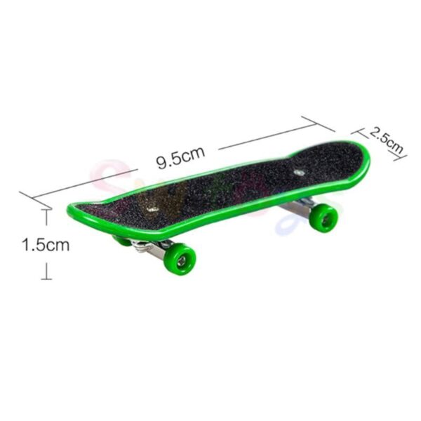 2 PCS Finger Board Tech Truck Mini Skateboards Alloy Stent Party Favors Gift 5