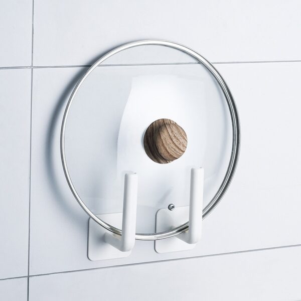 2PCS toilet paper holder Hole Free Paper Holder Tissue Rack Wall Mounted Shelf kitchen bathroom Roll 3