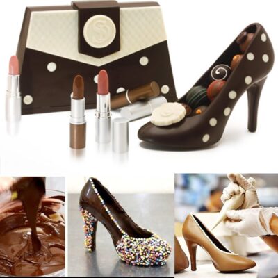 3D Chocolate Mold High Heel Shoes Swan Candy Sugar Paste Molds Cake Decorating Tools for Home 1