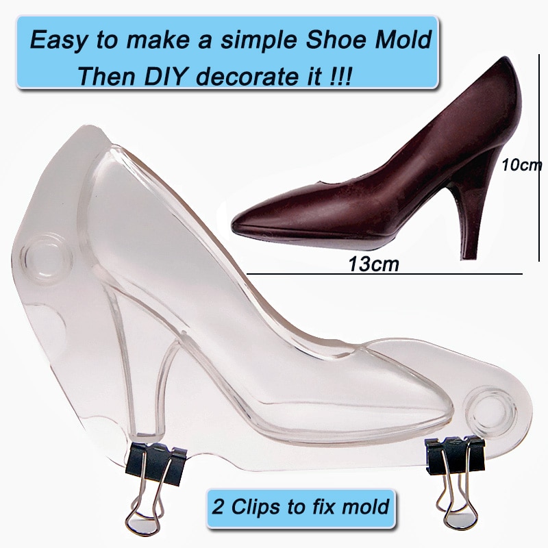Stiletto mold high heel mold heel mold shoe mold fondant mold chocolate mold shiny resin mold clay mold stiletto mould