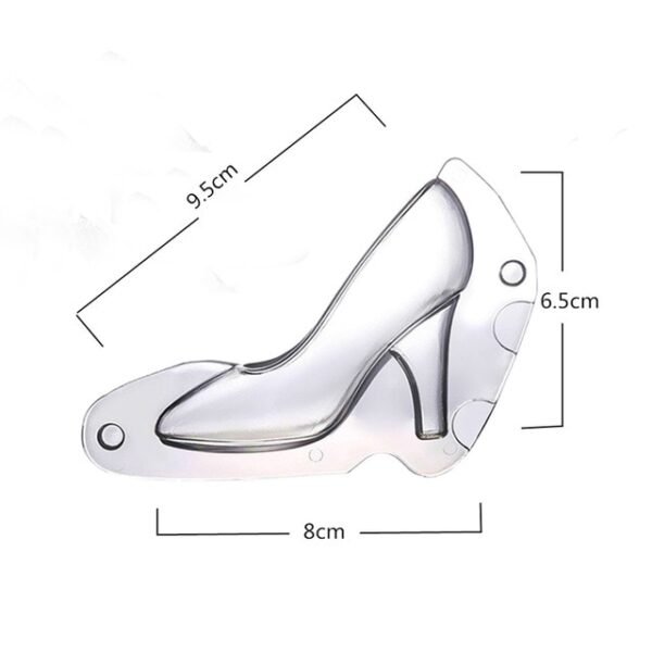 3D Chocolate Mold High Heel Shoes Swan Candy Sugar Paste Molds Cake Decorating Tools for