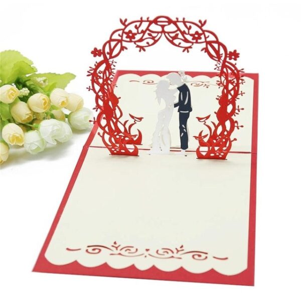 3D pop up kartice Valentinovo poklon razglednica Pozivnice za vjenčanje Čestitke godišnjica za nju 5.jpg 640x640 5