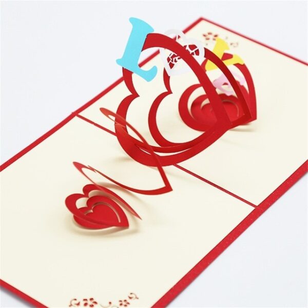 3D pop up kartice Valentinovo poklon razglednica Pozivnice za vjenčanje Čestitke godišnjica za nju 6.jpg 640x640 6