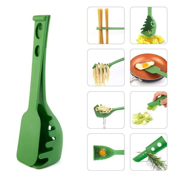 8 na 1 Multifunctional Cookware Non stick Kitchen Cutter Measuring Trrining Spatula Turner Tool Kitchen