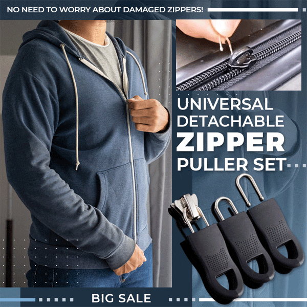 8Pcs Universal Detachable Zipper Puller Seti Repair Kit Zipper Tsala yeZipper Slider DIY Sewing Craft