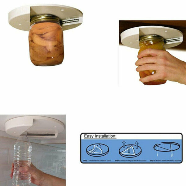 Odpirač za steklene kozarce za artritis za pomoč pri odstranjevanju pokrova kuhinjske omare 3