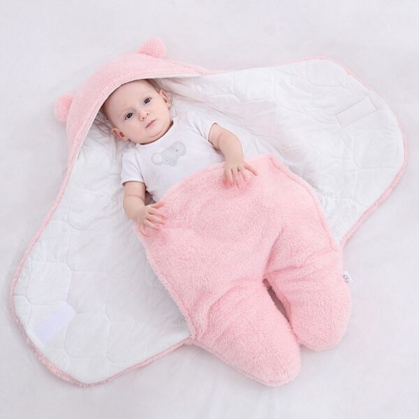 Baby s cuddle newborn baby s fur Jumpsuit 0 3 6 months in autumn and winter 4