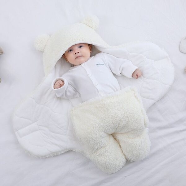 Baby s cuddle the baby s fur Jumpsuit 0 3 6 mehî di payiz û