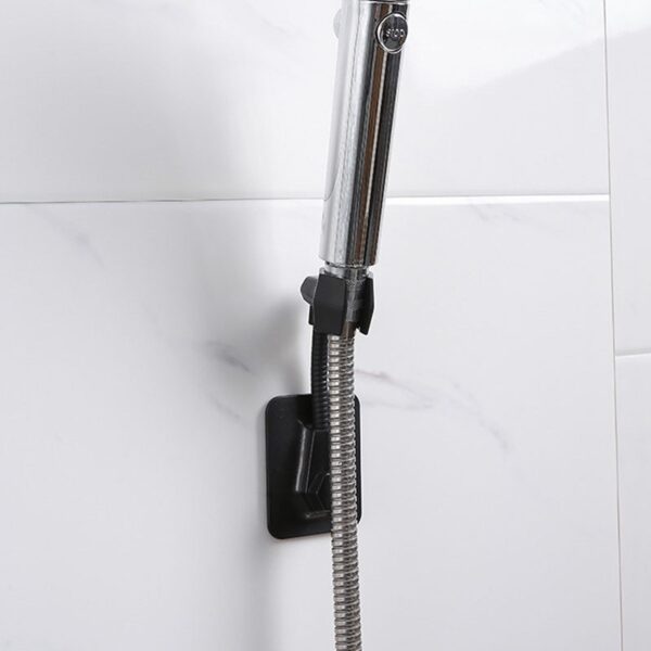Bathroom Shower Bracket Bathing Adjustable Shower Base Bathroom Seamless Shower Bracket Bathroom Storage Holder Racks 3