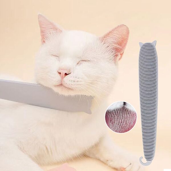 बिल्ली जीभ पालतू बिल्ली दैनिक बालों की देखभाल उपकरण सिमुलेशन मालिश कंघी पालतू जीभ कंघी पोर्टेबल पालतू 1