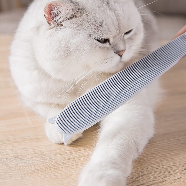 बिल्ली जीभ पालतू बिल्ली दैनिक बालों की देखभाल उपकरण सिमुलेशन मालिश कंघी पालतू जीभ कंघी पोर्टेबल पालतू 2