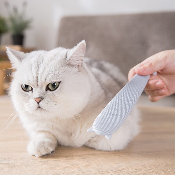 Cat Tongue Pet Cat Daily Hair Care เครื่องมือ หวีนวดจำลอง Pet Tongue Comb สัตว์เลี้ยงแบบพกพา 4