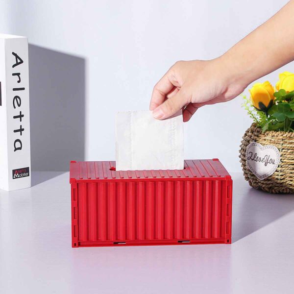 Creative Industrial Style Tissue box organizer Tissue paper Holder Ins Dispenser Tissue Case For Bar Caf 1
