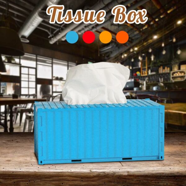 Creative Industrial Style Tissue box organizer Tissue paper Holder Ins Dispenser Tissue Case For Bar Caf