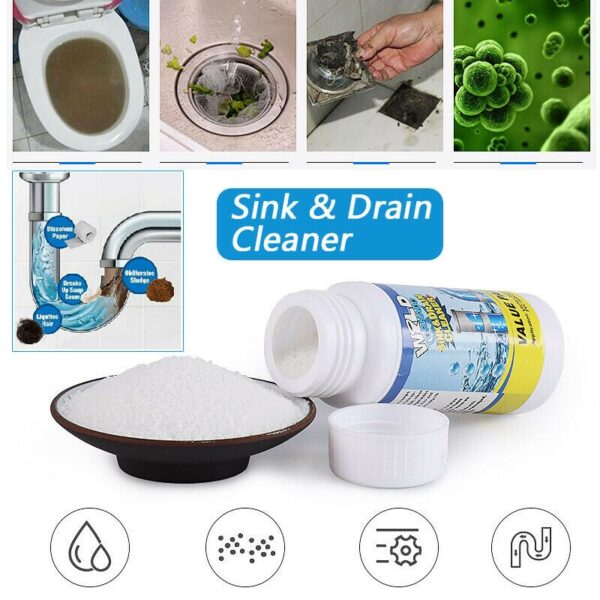 Household Wild Tornado Powerful Sink Drain Cleaner Quick Foaming High Efficiency Clog Remover Toilet Clogging Cleaning 4