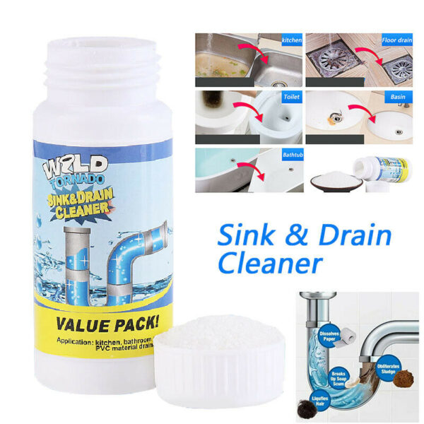 Household Wild Tornado Powerful Sink Drain Cleaner Quick Foaming High Efficiency Clog Remover Toilet Clogging Cleaning