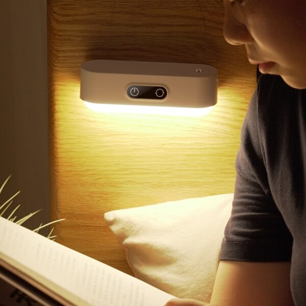 IR Motion Sensor Night Light LED Human Induction Night Lamp Rechargeable Bedside Lamp Wall Lamps For 1