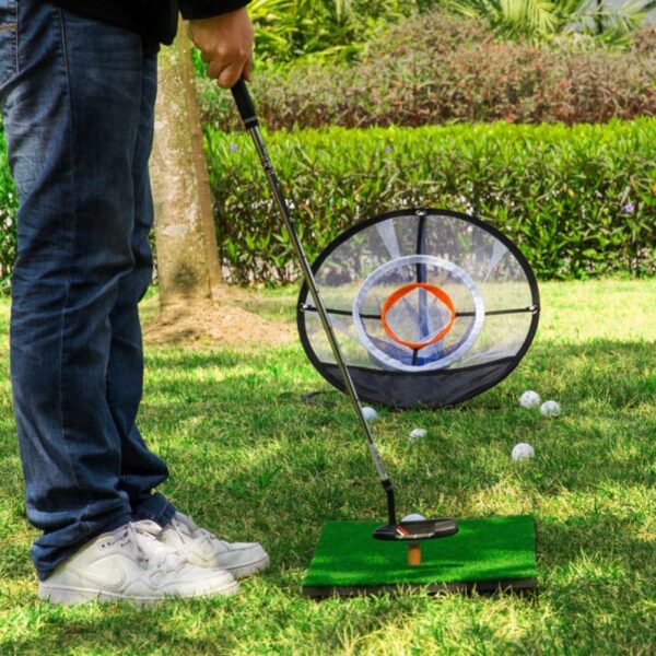 Notranje zunanje kletke za drobljenje na prostem Mats Practice Easy Net Golf pripomočki za trening Golf Metal Metal 5