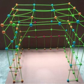 Kids Construction Fortress Building Kit - image 3
