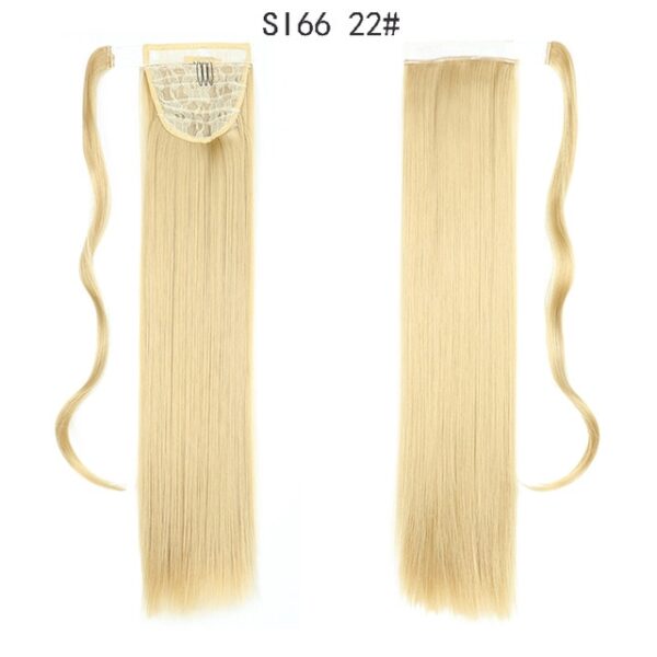 MERISIHAIR Long Straight Wrap Around Clip In Ponytail Hair Extension Heat Resistant Synthetic Pony Tail Fake 11.jpg 640x640 11