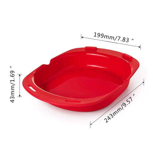 Microwave Oven Silicone Omelette Mold Tool Egg Poacher Poaching Baking Tray Egg Roll Maker Cooker Kitchen 5