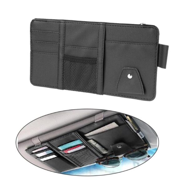Multi Function Automobile Car Sun Visor Organizer Pouch Storage Bag Case Hanging Card Holder Universal Car 1