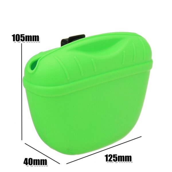Pet Dog Training Treat Bag Outdoor Dog Treat Pouch Waist Feed Bundle Pocket Silicone Dog Puppy 4