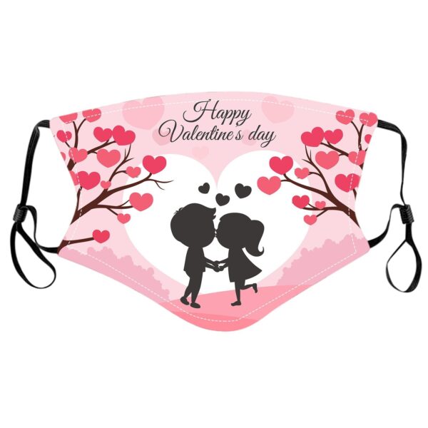 Pink Valentine Mask Couple Gift Lovers Favor Happy Valentine s Day Decor For Mouth Mr and 1