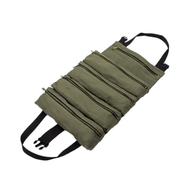 Roll Tool Roll Multi Purpose Tool Roll Up Bag Wrench Roll Pouch Hanging Tool Zipper Carrier