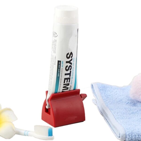 Rolling Tube Tooth Paste Squeezer Toothpaste Dispenser Multifunctional Plastic Cream Tube Squeezing Dispenser Organizer