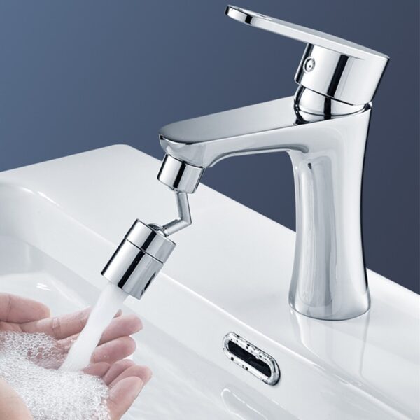 SHAI Universal Faucet MeterMall 720 Degree Rotating Tap Filter Tip Water Bubbler Faucet Anti splash Economizer