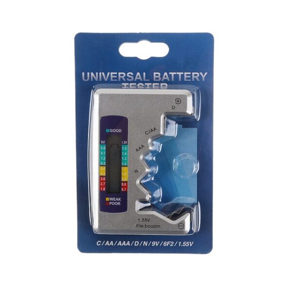 Universal Battery Tester LCD Digital Battery Capacity Tester CDN AA AAA 9V 1