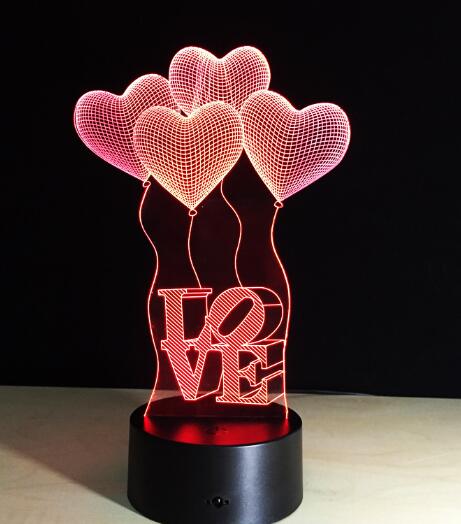 Valentines Day Gift 3D LED Night Light 7 Colors Table Lamp Home Decor Bulb Touch Sensor 2.jpg 640x640 2