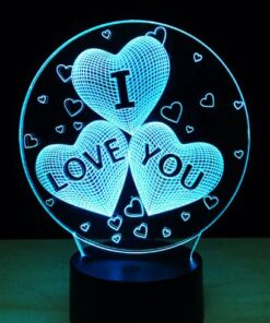 Valentines Day Gift 3D LED Night Light 7 Colors Table Lamp Home Decor Bulb Touch Sensor 4.jpg 640x640 4