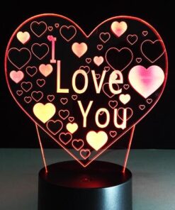 Valentines Day Gift 3D LED Night Light 7 Colors Table Lamp Home Decor Bulb Touch Sensor 9.jpg 640x640 9