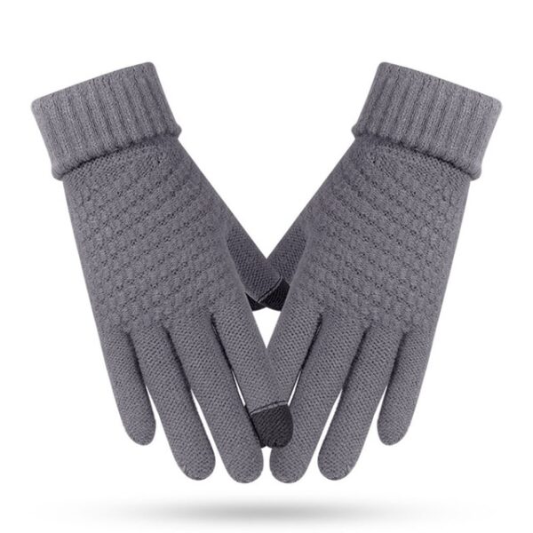 Winter Women Cashmere Gloves Warmth Full Finger Men s New Solid Touch Screen Stick Knitted 2.jpg 640x640 2