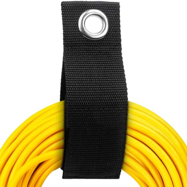 1 6PCS Extension Cord Holder Organizer Heavy Duty Storage Straps Fit With Garage Hook Pool Hose 1