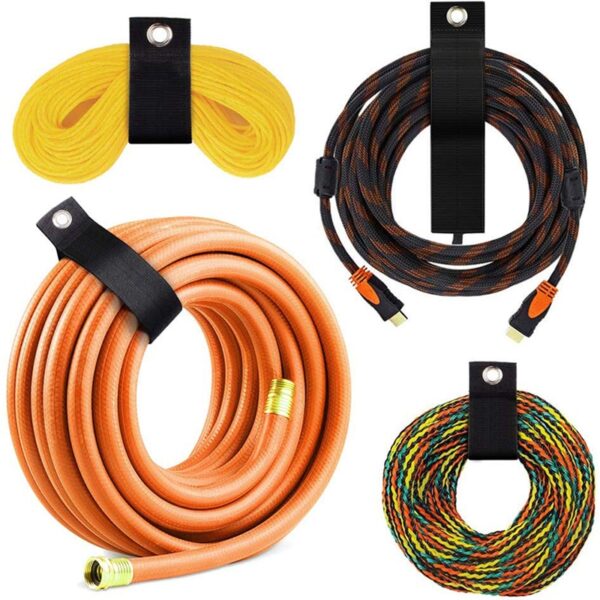 1 6PCS Mai Haɓakawa Mai Rikicin Igiyar Tsawaya Mai Girma Madaidaicin Matsakaicin Matsala Tare da Garage Hook Pool Hose