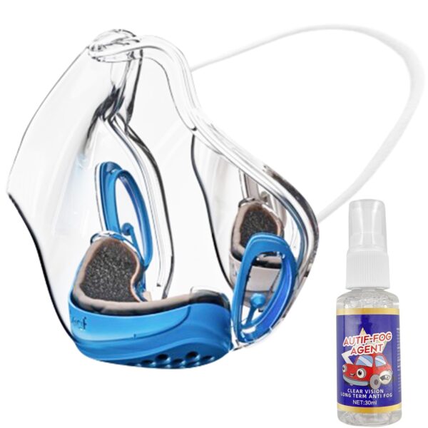 1 Set Anti fog Clear Mask សម្រាប់មនុស្សពេញវ័យ ជម្រើសរ៉ាឌីកាល់ Transparent Shield And Respirator Transparent Mask 4