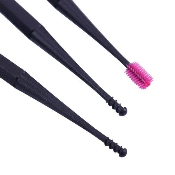 1PC Soft Silicone Double Head Earpick Ear Pick Earpick Ear Wax Cleaning Spiral Design Cleaner Tool 3