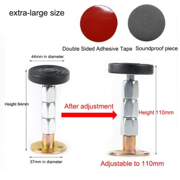 1pcs Self adhesive Adjustable Thread Bed Frame Anti Shake Tool Fixed Bed anti squeaking Telescopic Support 3.jpg 640x640 3