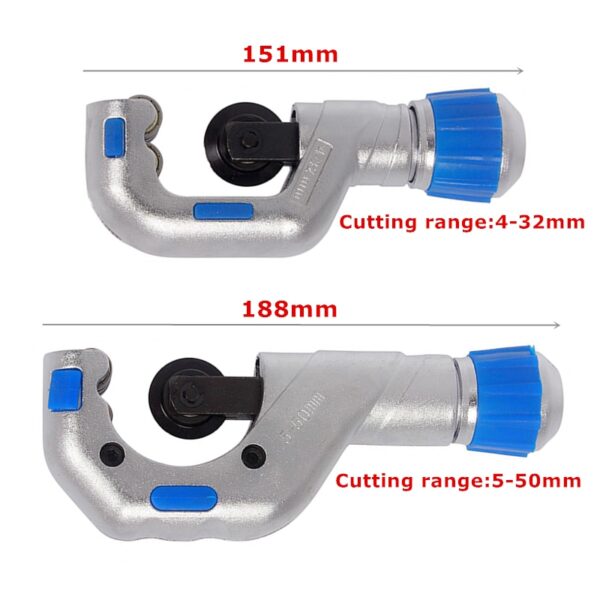4 32 5 50mm Bearing Pipe Cutter Tube Shear Cutter With Hobbing Circular Blades For Copper 1