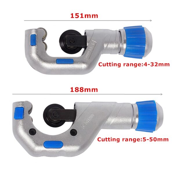 4 32 5 50mm Cortador de tubo de rodamiento Cortador de cizalla de tubo con cuchillas circulares de tallado para cobre 1